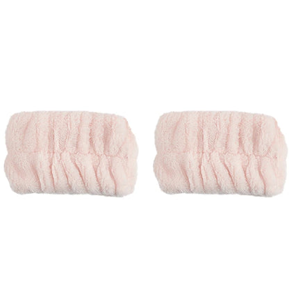 Coral Velvet Facial High-Elastic Makeup Hairband Face Wash Wristband