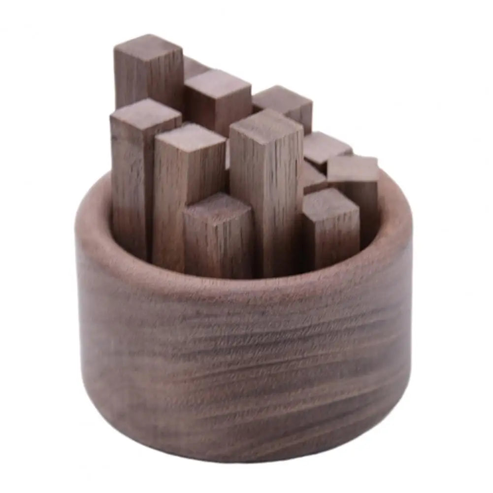 Essential Oil Diffuser Natural Wood Aromatherapy Diffuser with Essential Oil Sticks for Home Office Decoration Round Car