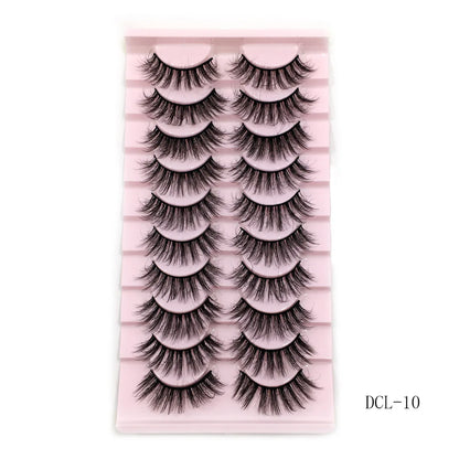 New 10 Pairs 3D Mink Eyelashes