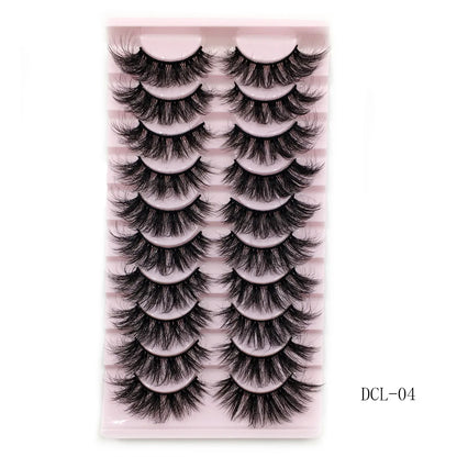 New 10 Pairs 3D Mink Eyelashes