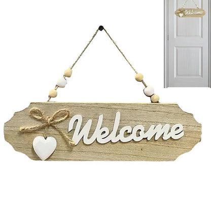 Welcome Sign For Wall Wood Welcome Sign Home Decor Lliure Design Wall Wall Decor Holiday Hotels Ornament All Season