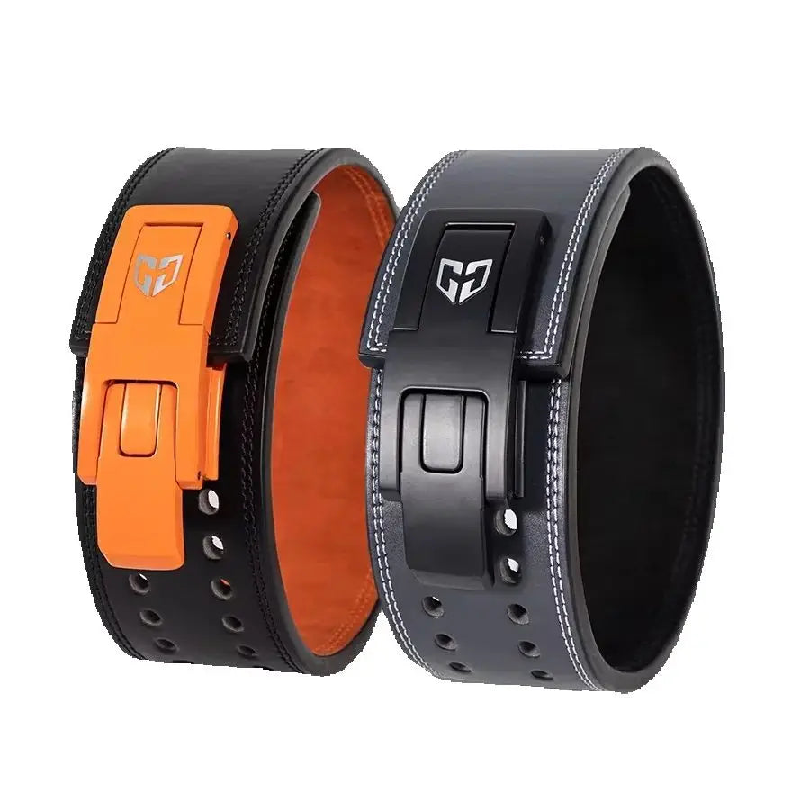 Cinturón de Levantamiento de Pesas – Cuero Premium Unisex