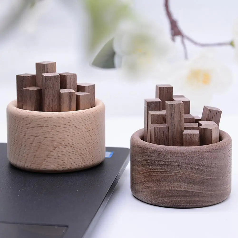 Essential Oil Diffuser Natural Wood Aromatherapy Diffuser with Essential Oil Sticks for Home Office Decoration Round Car