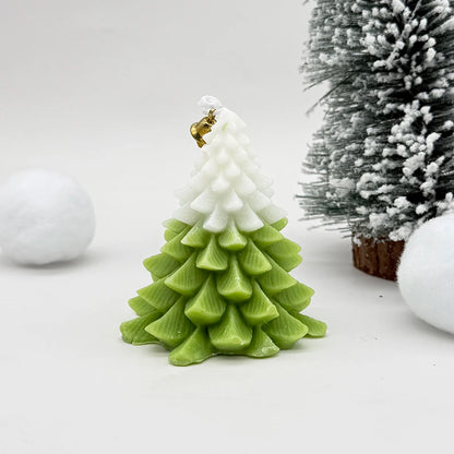 Christmas Tree Shaped Candle Tree Scented Tree Shaped Candle for Home Gift for Christmas Party Holiday New Year Decoration