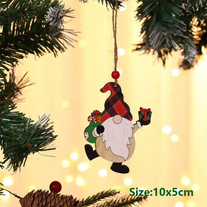 Christmas Resin Tree Decorations Santa