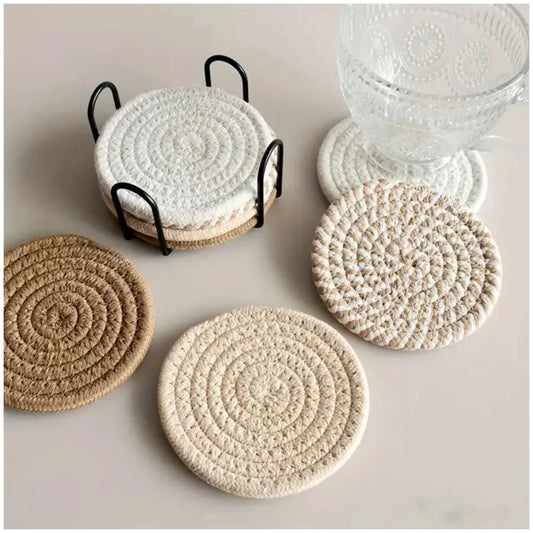 8-Pec Set Absorbent Coasters for Drinks