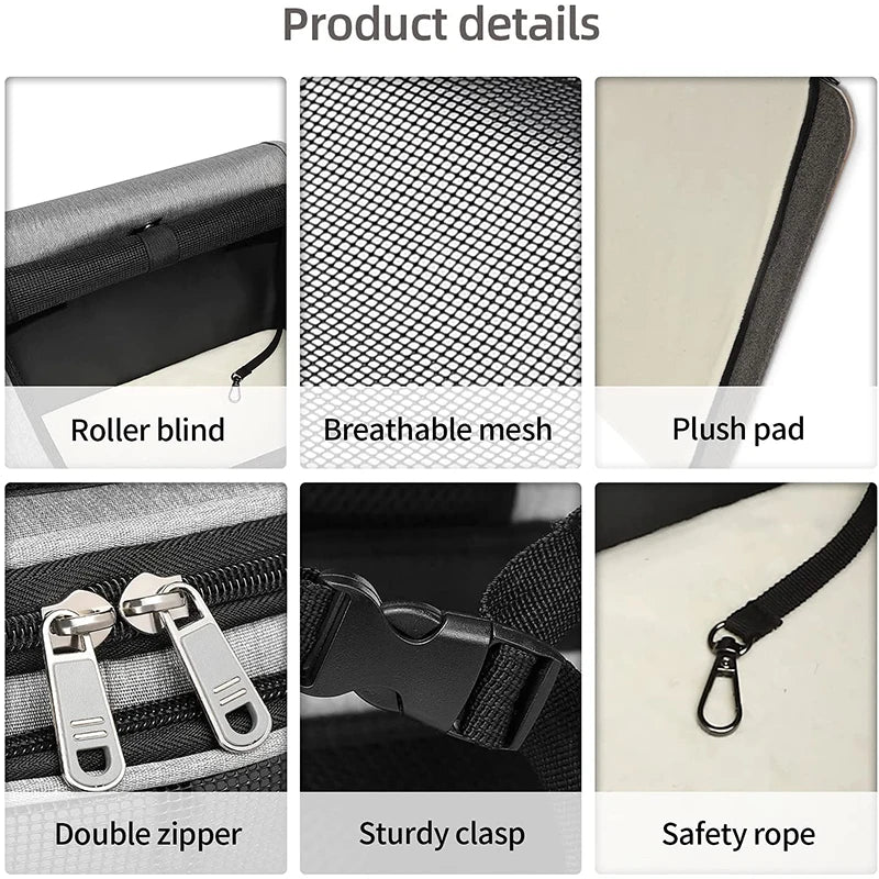 Double-Compartment Pet Carrier