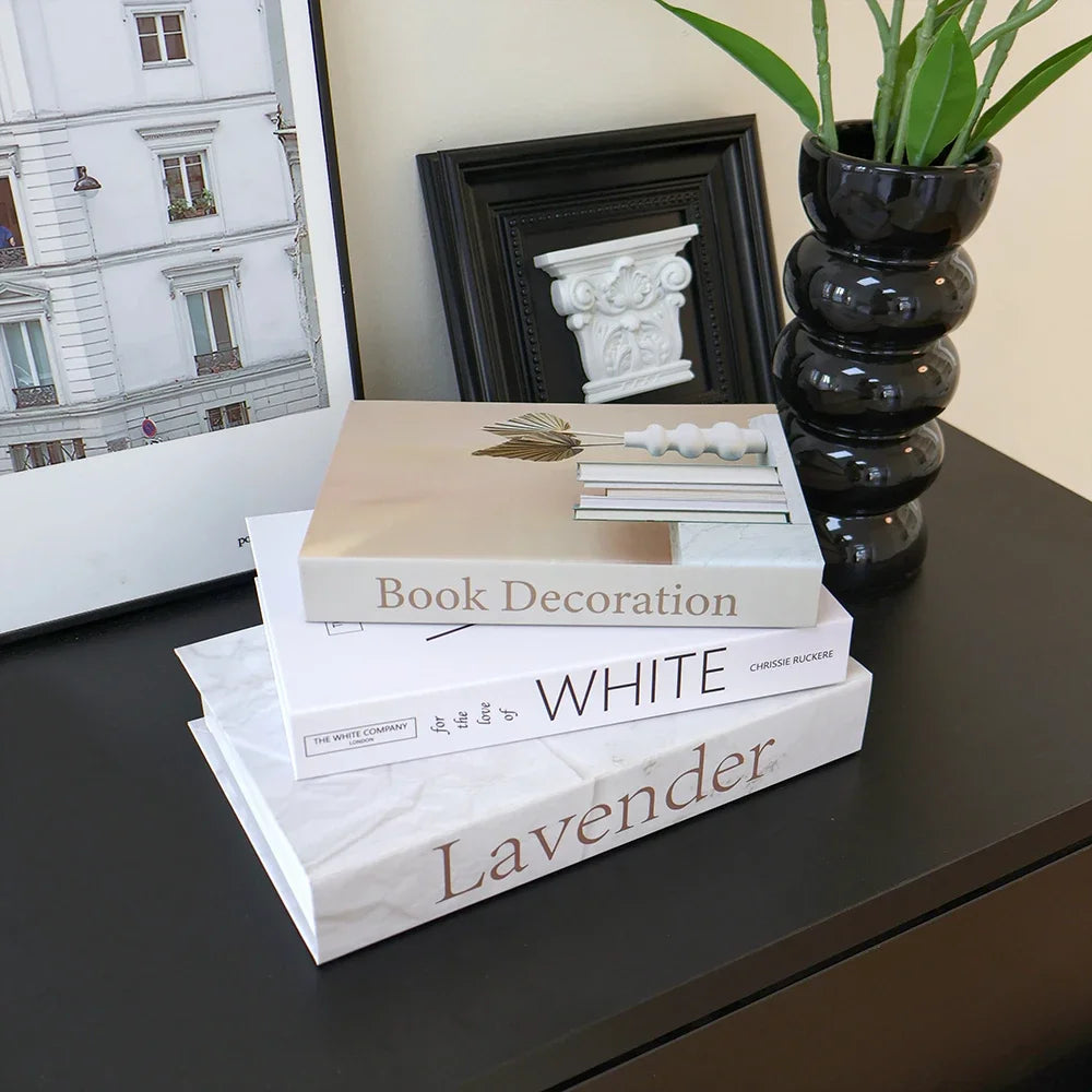 3-pack Luxurious Decoration Can Be Opened Book Box Bookshelf Decor Desk Decoration Living Room Photography Base Props Book Decor