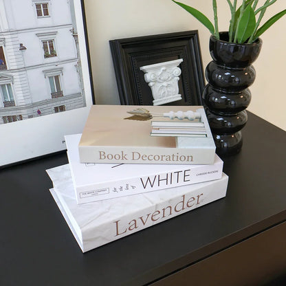 3-pack Luxurious Decoration Can Be Opened Book Box Bookshelf Decor Desk Decoration Living Room Photography Base Props Book Decor