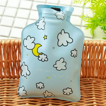 Hot Water Bottle Ideal per a Colorful Water Injection Highly Rated Convenient Handbag Accessory Pocket Cartoon Design