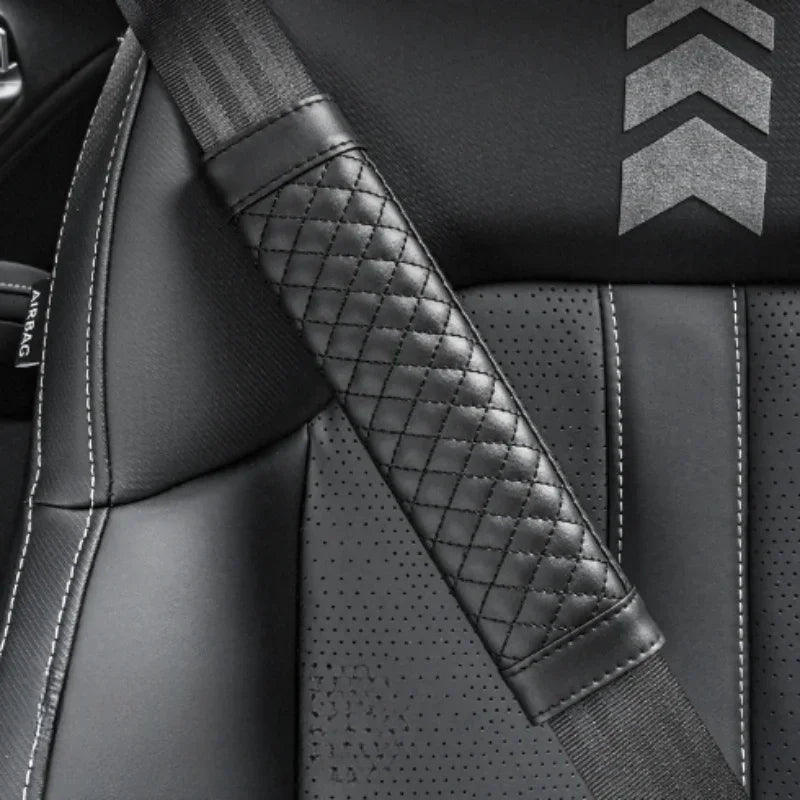 Car Seat Belt Shoulder Cover Leather