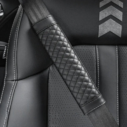 Car Seat Belt Shoulder Cover Leather