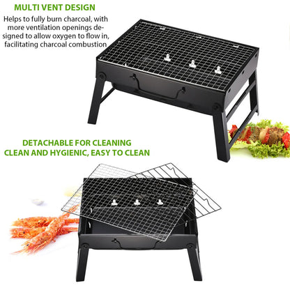 Portable BBQ Grills Foldable Steel