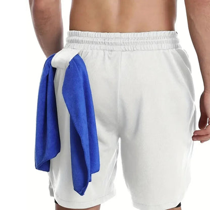 Shorts de running para hombre 2 en 1 de doble capa