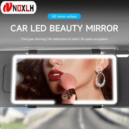 LED Car Makeup HD Mirror Sunshade