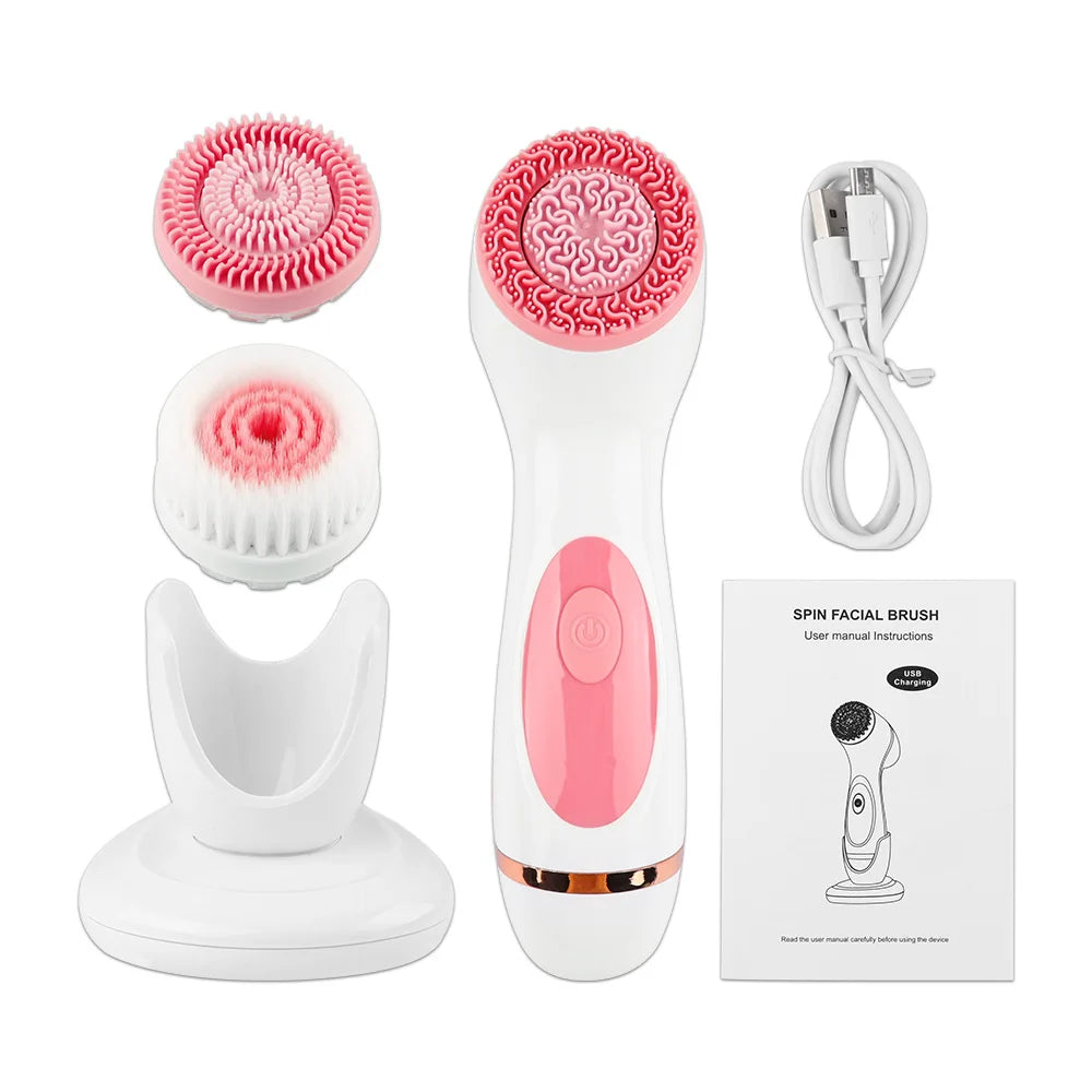 Cleansing Brush Sonic Face Rotating