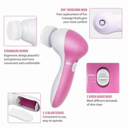 Electric Facial Cleaner 5 IN 1