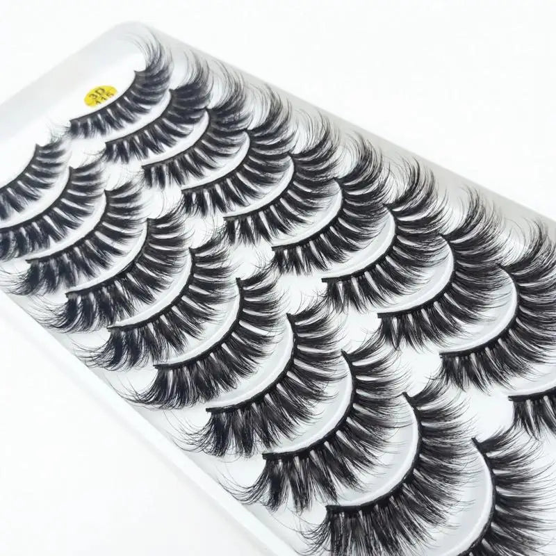 New 10 Pairs 3D Mink Eyelashes