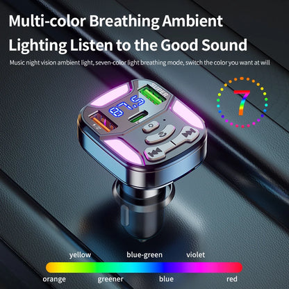 Transmisor MP3 para Coche con Bluetooth y Enchufe USB