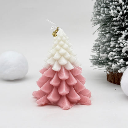 Christmas Tree Shaped Candle Tree Scented Tree Shaped Candle for Home Gift for Christmas Party Holiday New Year Decoration