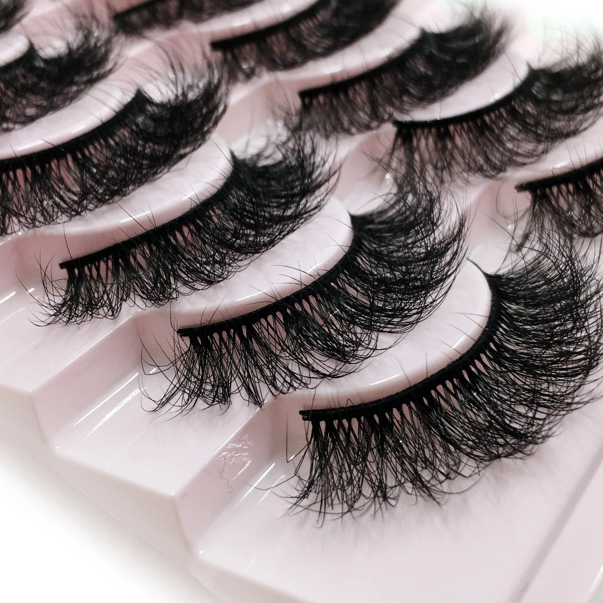 New 10 Pairs 3D Mink Eyelashes