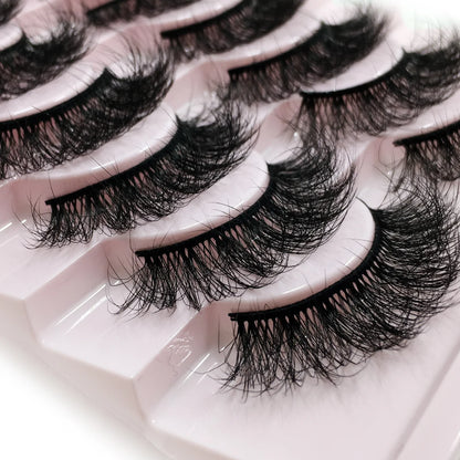 New 10 Pairs 3D Mink Eyelashes