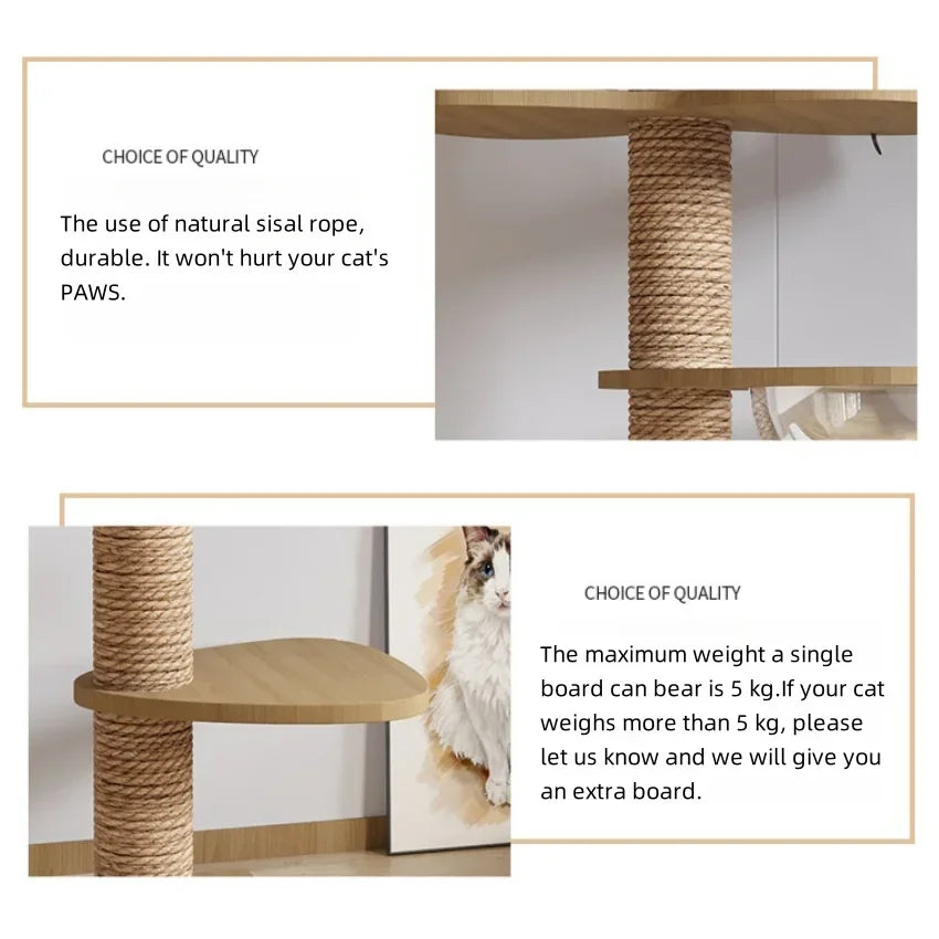 Adjustable Cat Tower Floor