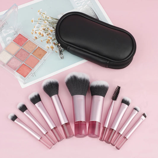 10Pcs Mini Makeup Brush Set Powder ñ
