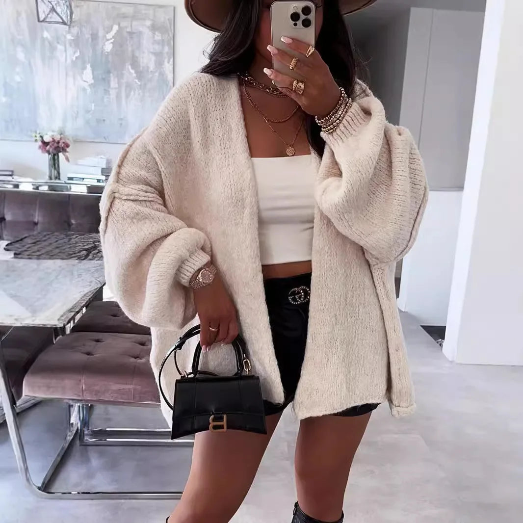 Winter Casual Knitted Sweater Cardigan
