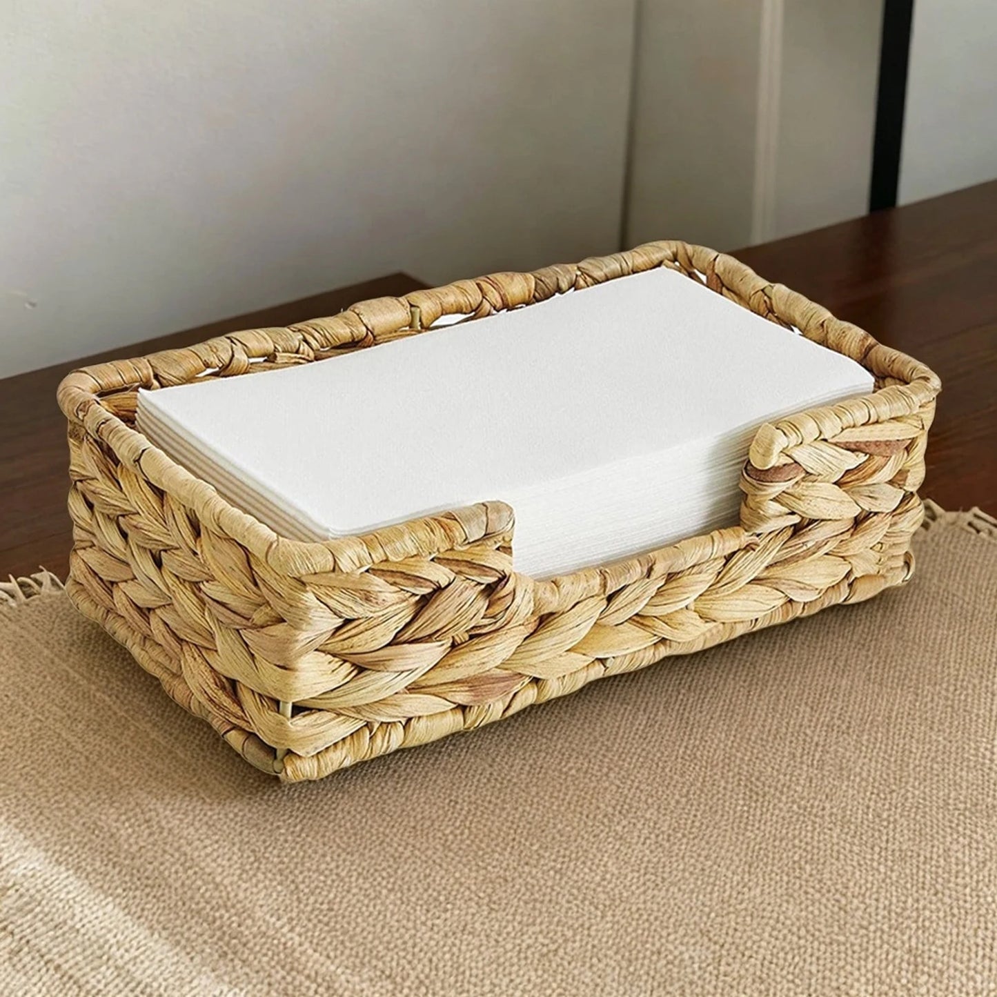 Wicker Woven Basket Holder