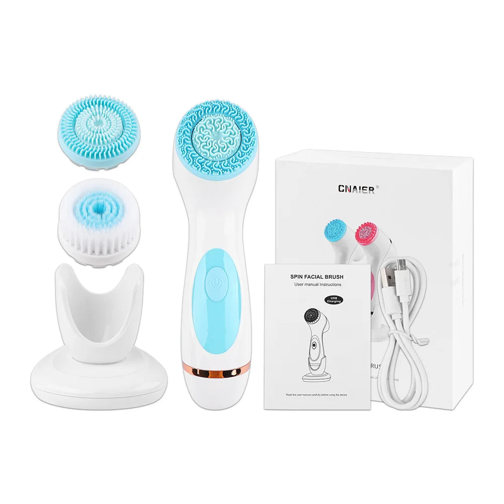 Cleansing Brush Sonic Face Rotating