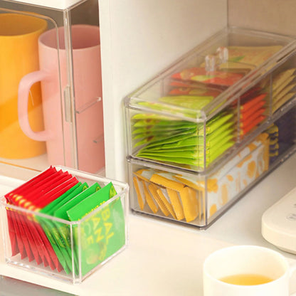 Tea Bag Clear Storage Box
