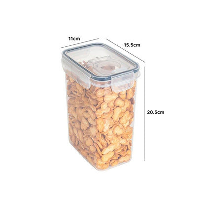 Food Storage Containers with Lids Stackable Treat Box Containers for Kitchen Pantry Organization Containers for Rice Dispenser