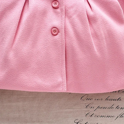 Spring and Autumn Girls Coat Long