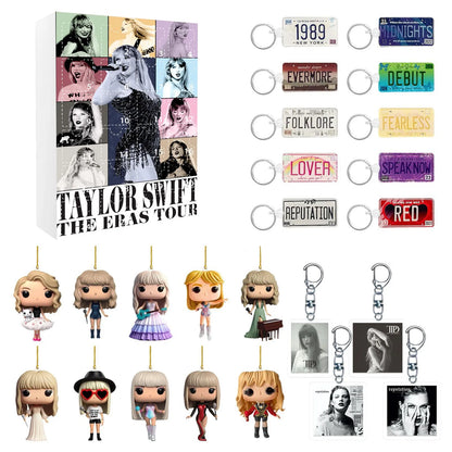 Christmas Advent Calendar Contains 24 Christmas Acrylic