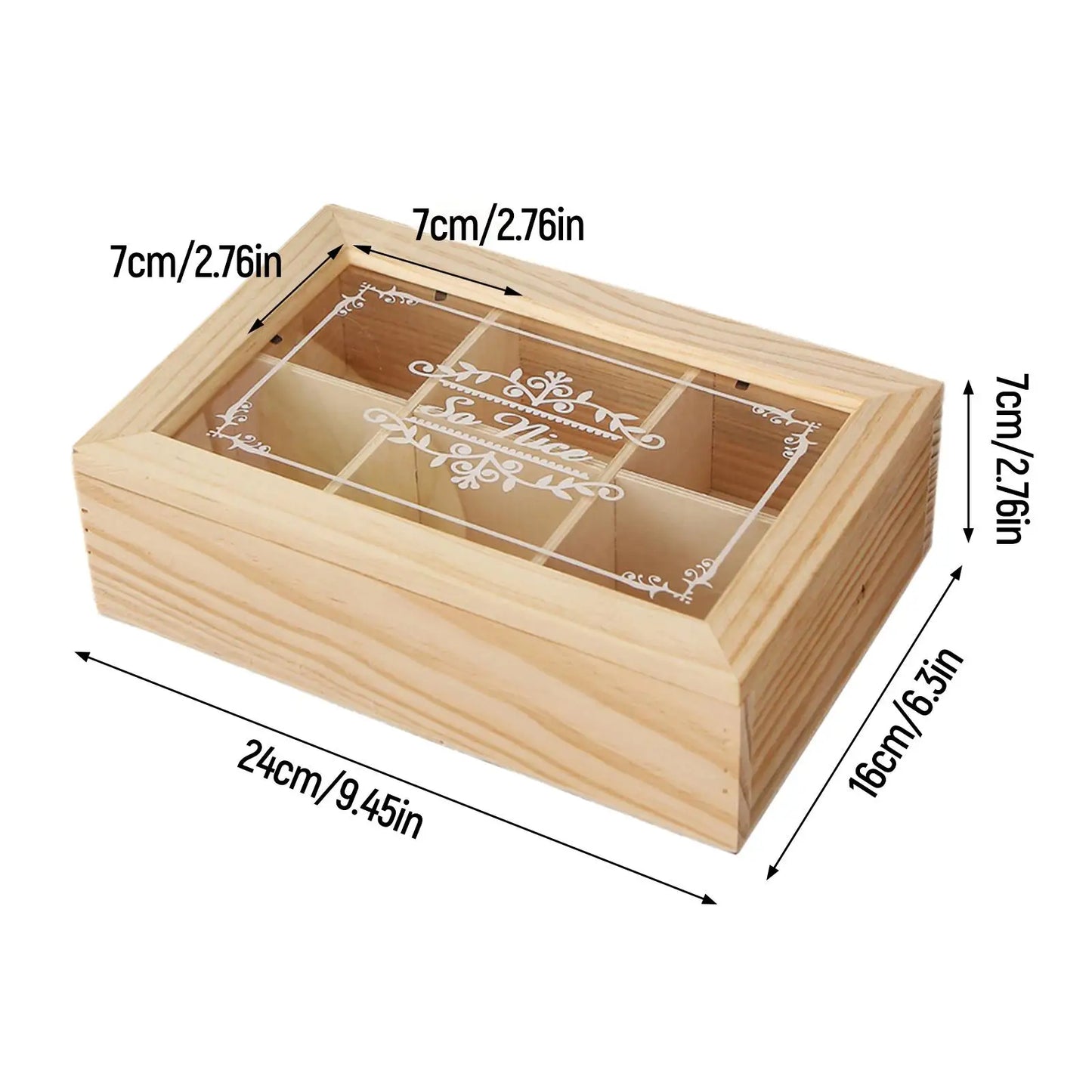 Wooden Tea Box