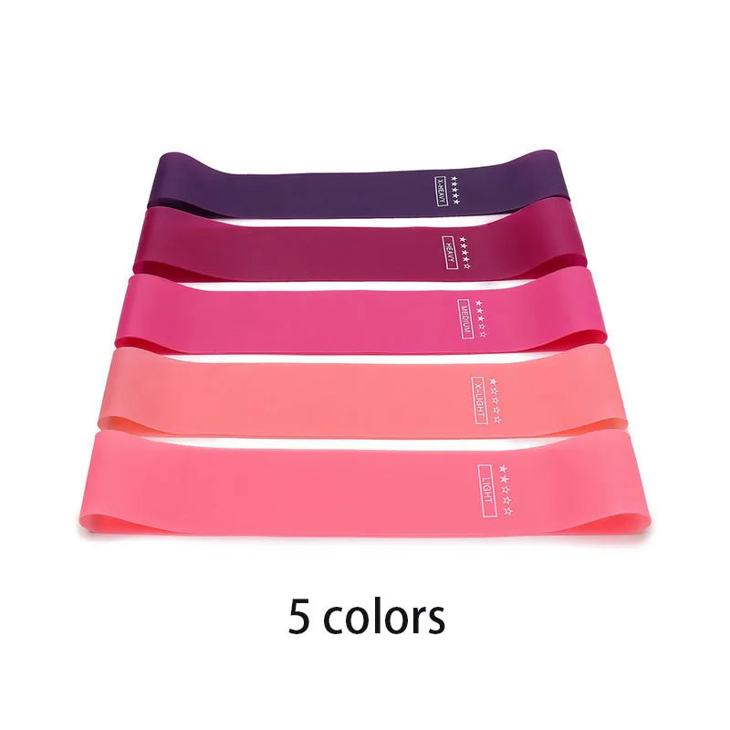5Pcs/Set Yoga Resistance Rubber Bands
