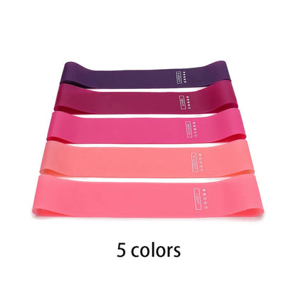 5Pcs/Set Yoga Resistance Rubber Bands