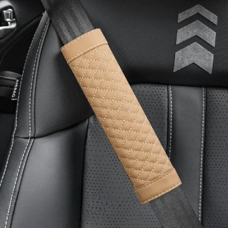 Car Seat Belt Shoulder Cover Leather