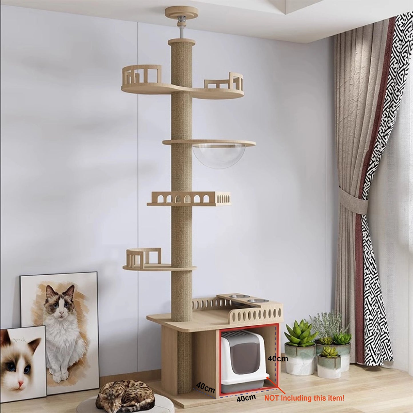 Adjustable Cat Tower Floor