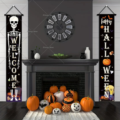 Halloween Hanging Door Curtain Banner