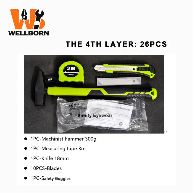 Set de Herramientas Profesional 119 Piezas