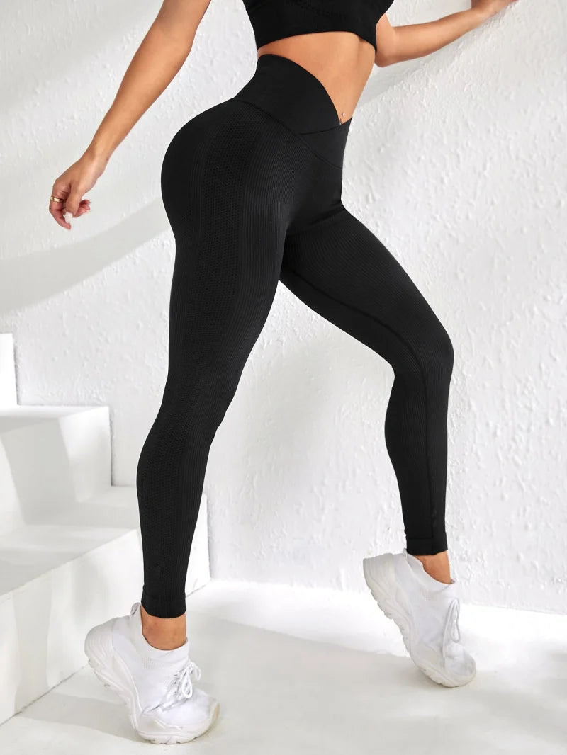 Leggings Deportivos Mujer – Cintura en V