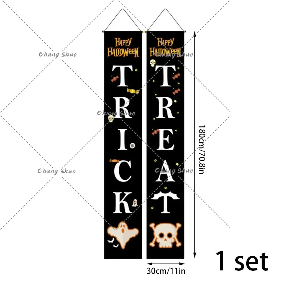 Halloween Hanging Door Curtain Banner