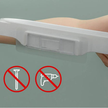 Punch-free Bathroom Revolving Rack Wall