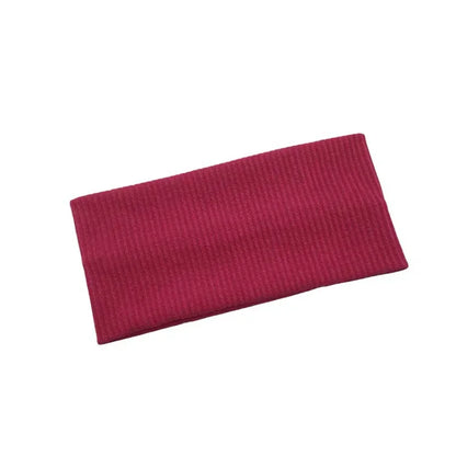 Knitted Hair Bands Women Fashion Wide Elastic Headband Sport Yoga Hairband Soft Wash Face Makeup Headwrap Hair Accessories