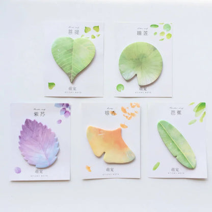 30 Pcs Leaf Sticky notes