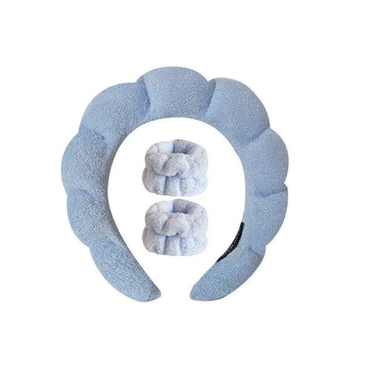 3pcs/lot women Sponge Spa Headband with Wristbands