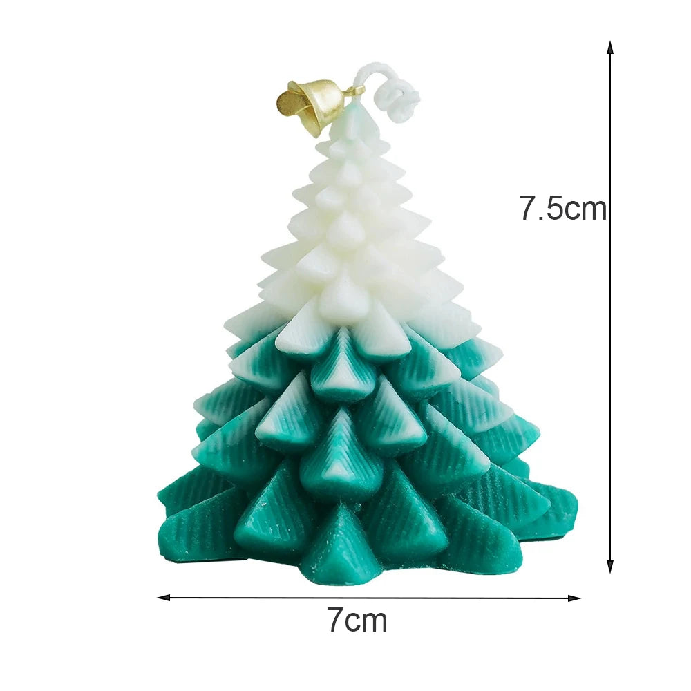 Christmas Tree Shaped Candle Tree Scented Tree Shaped Candle for Home Gift for Christmas Party Holiday New Year Decoration
