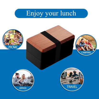 Divided Lunch Box Picnic Microwave